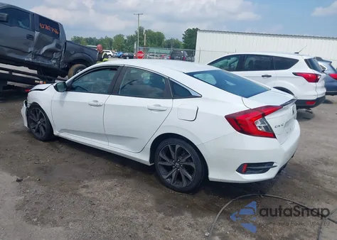 2020 Honda Civic Sport from USA, damaged, VIN 2HGFC2F80LH544543